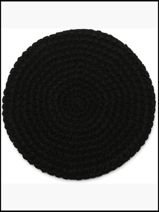 Crochet Rib Beret - Wool Blend Pull-On Beanie main image 4